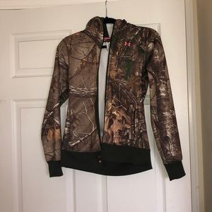 UA CAMO ZIP UP